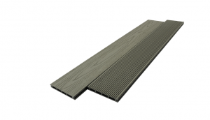 Террасная доска из ДПК марки Holzhof серый