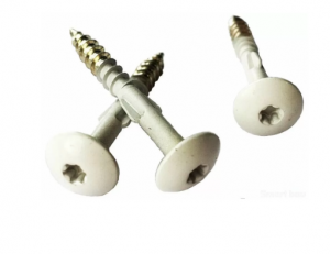 Саморезы с грибовидной окрашенной шляпкой