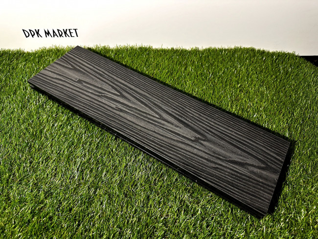 Террасная доска дпк WPC rotten Чёрный -Графит