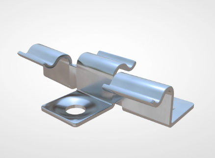 Кляймер монтажный WPC аморт.сталь