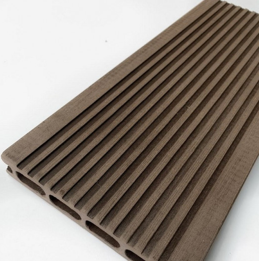 Террасная доска из ДПК Деревопласт шовная Венге