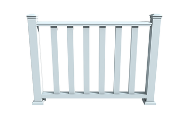 Ограждения из ДПК WOODVEX Белый